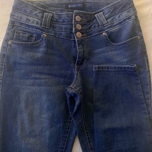 Light blue, high waisted skinny jeans